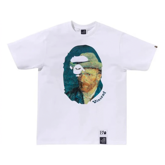 BAPE x Van Gogh Museum Ape Head Canvas Art I Tee