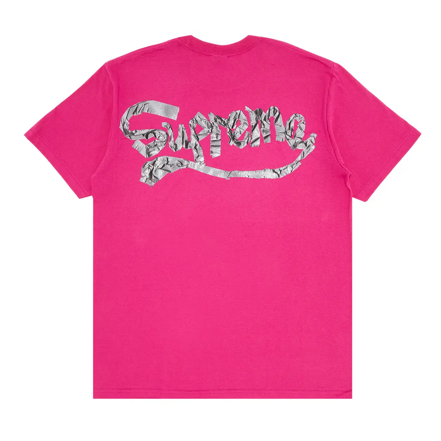Supreme Tape Tee Fuchsia