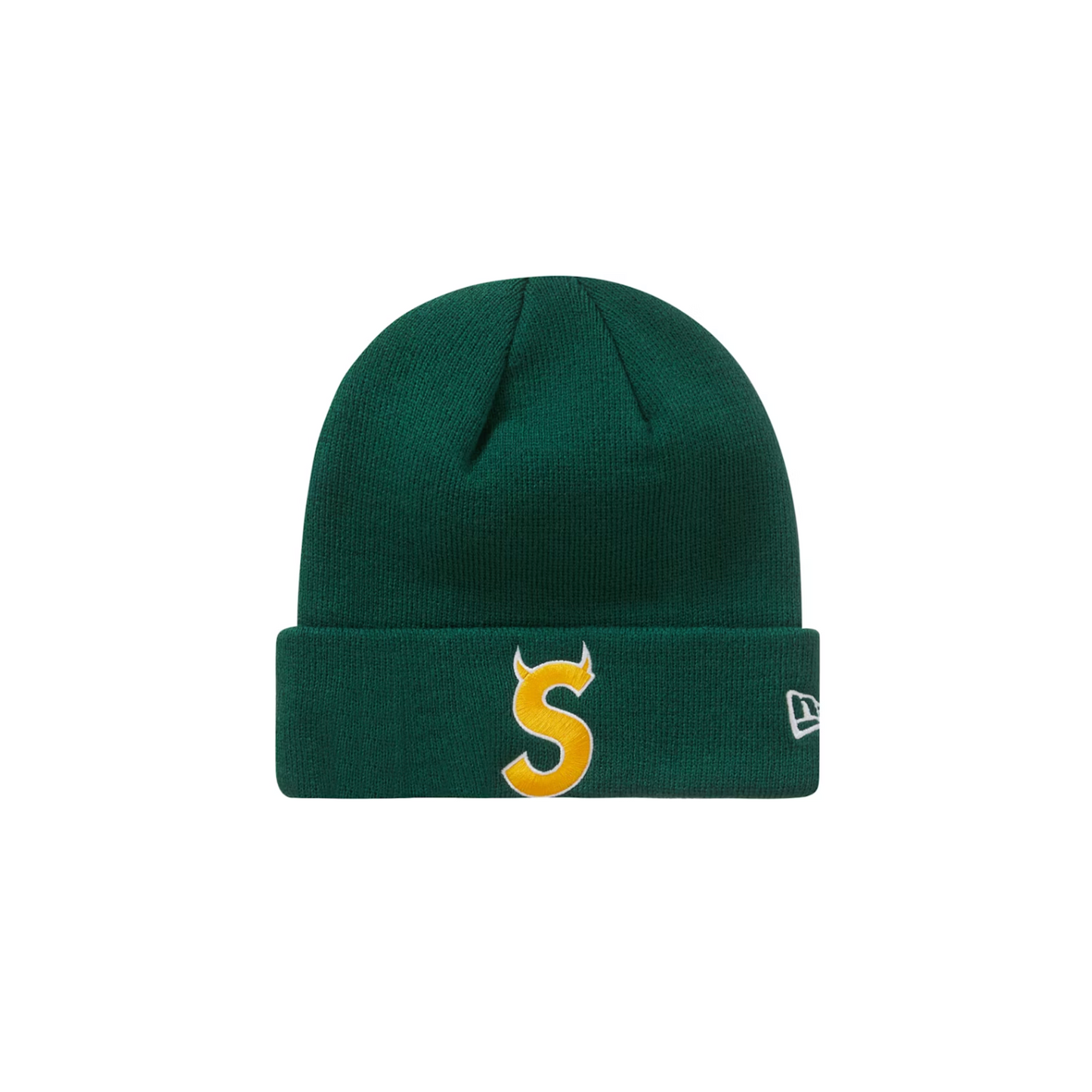 Supreme New Era S Logo Beanie (FW22) Dark Green