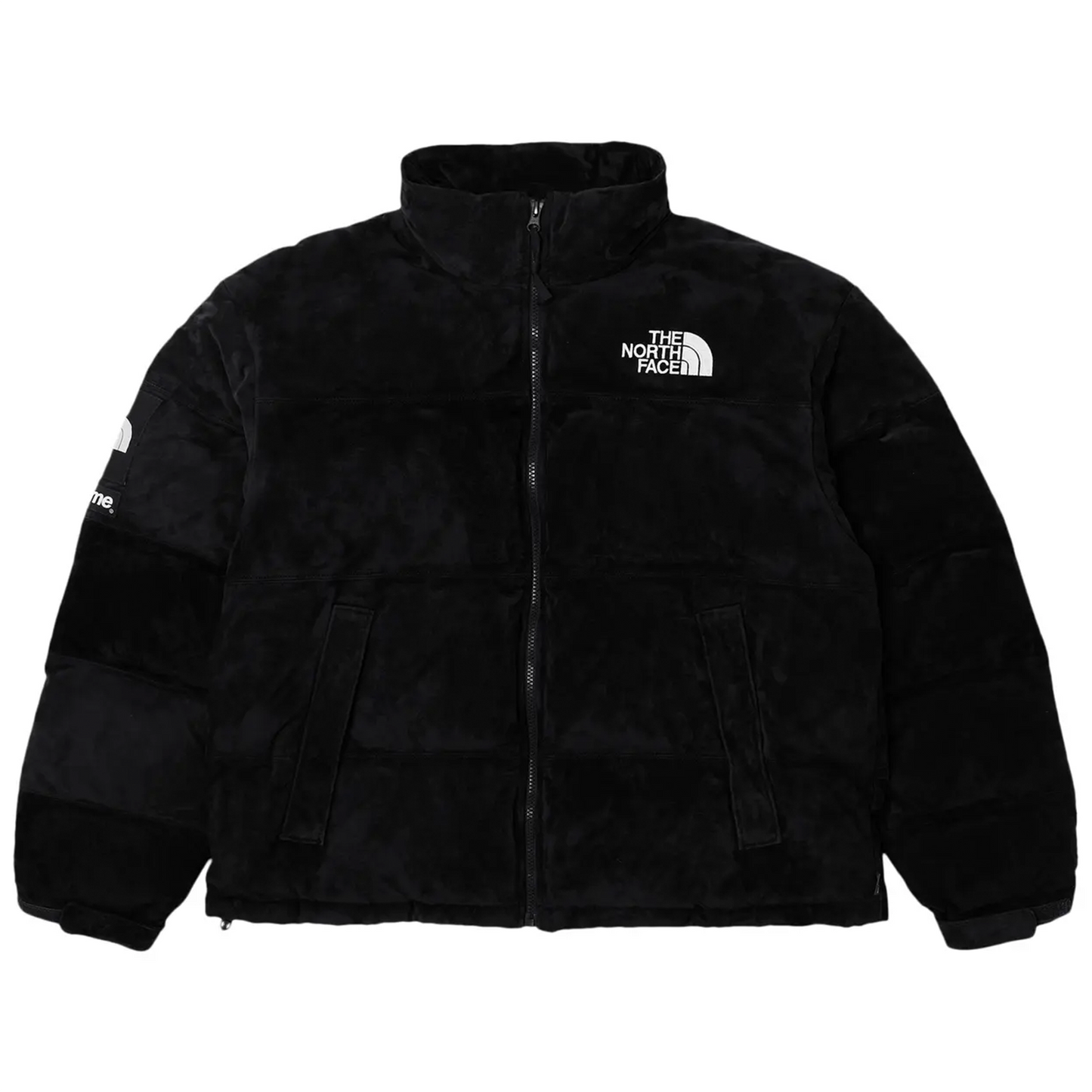 Supreme x The North Face Suede Nuptse Jacket 'Black' [USED] - M (Used)