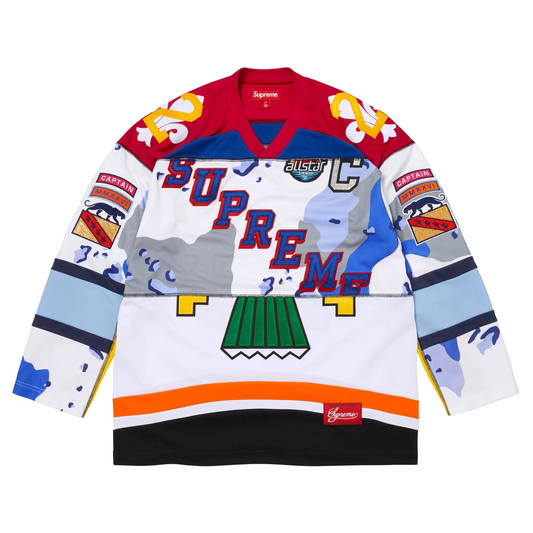 Supreme Paneled Hockey Jersey White