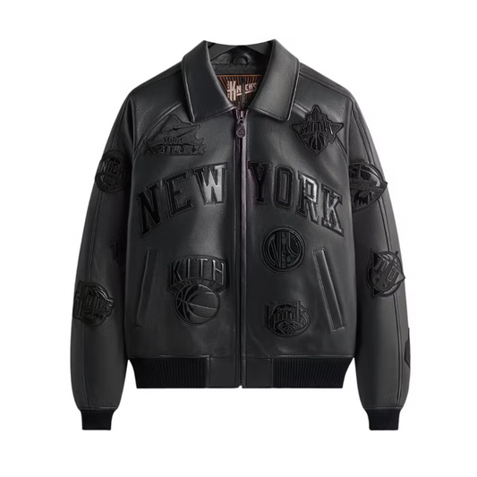 Kith & AVIREX for the New York Knicks Madison Square Garden Icon Jacket Black [USED] - L (Used)