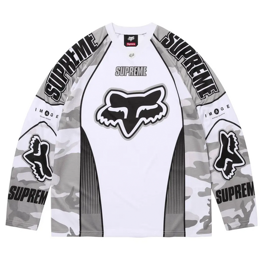 Supreme x Fox Racing DMX Jersey White