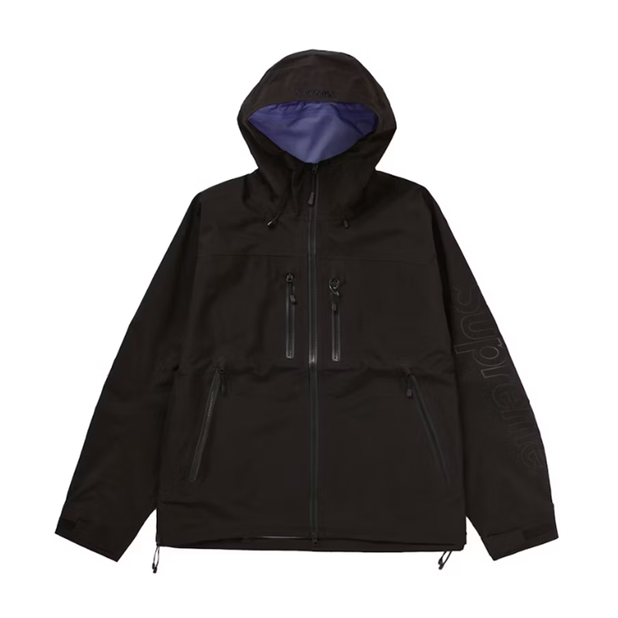 Supreme GORE-TEX Taped Seam Shell Jacket Black [USED] - XXL (Used)