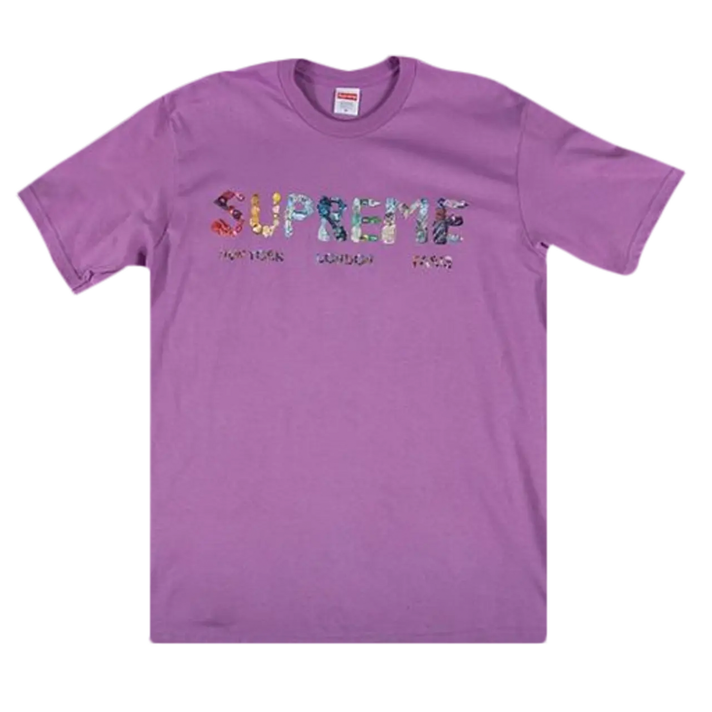 Supreme Crystal Rocks Tee Light Purple [USED] - M (Used)