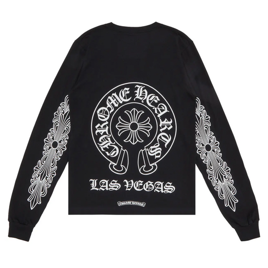Chrome Hearts Las Vegas Exclusive Long-Sleeve T-Shirt 'Black'