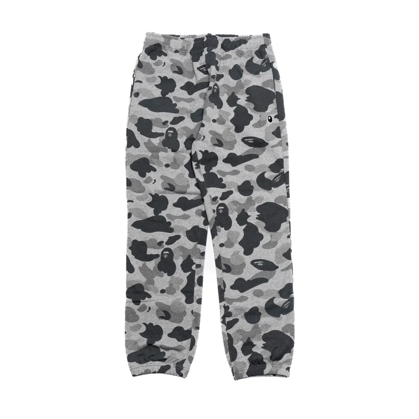 A Bathing Ape Heather Grey Camo Sweatpants
