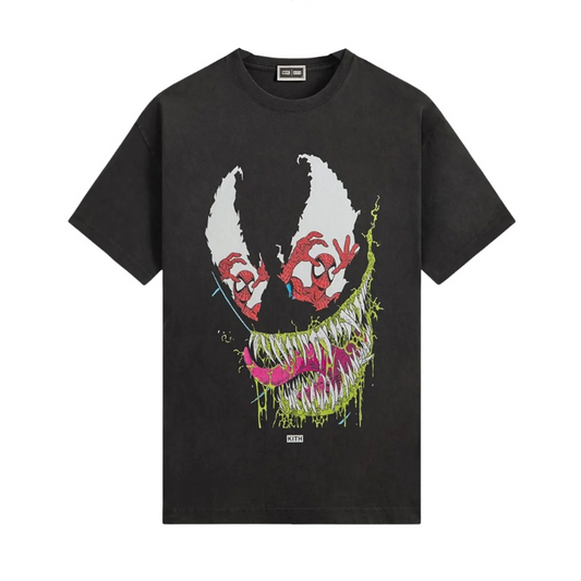 Kith x Marvel Venom Vintage Tee Black