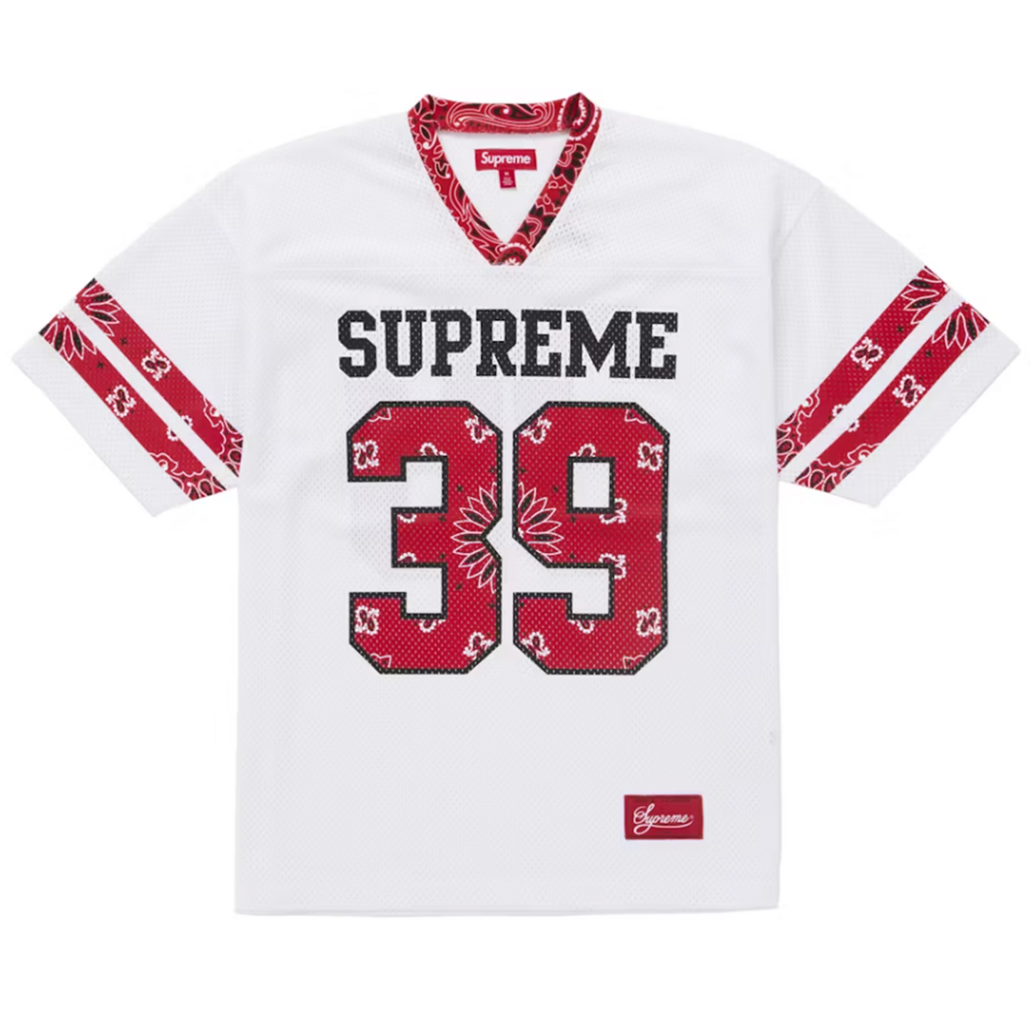Supreme Bandana Football Jersey White