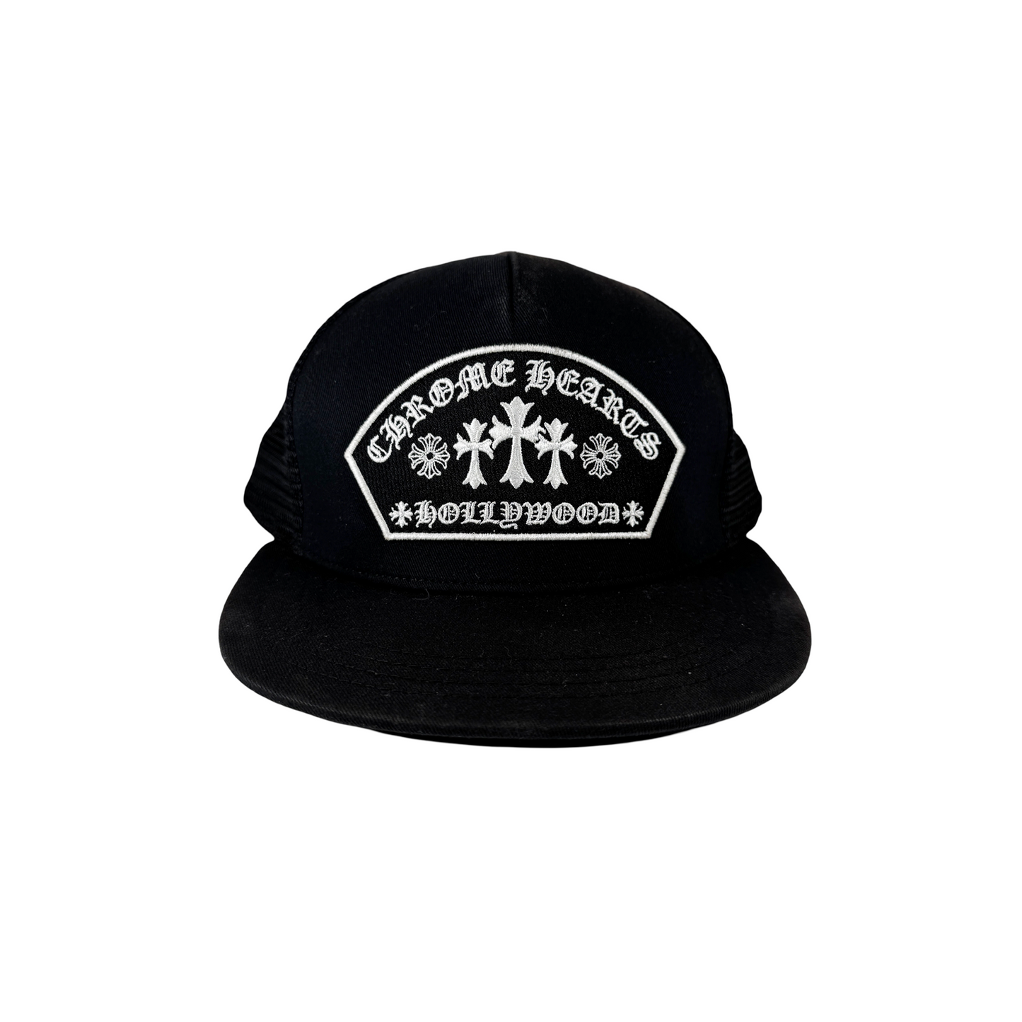 Chrome Hearts King Taco Trucker Hat Black/White [USED]