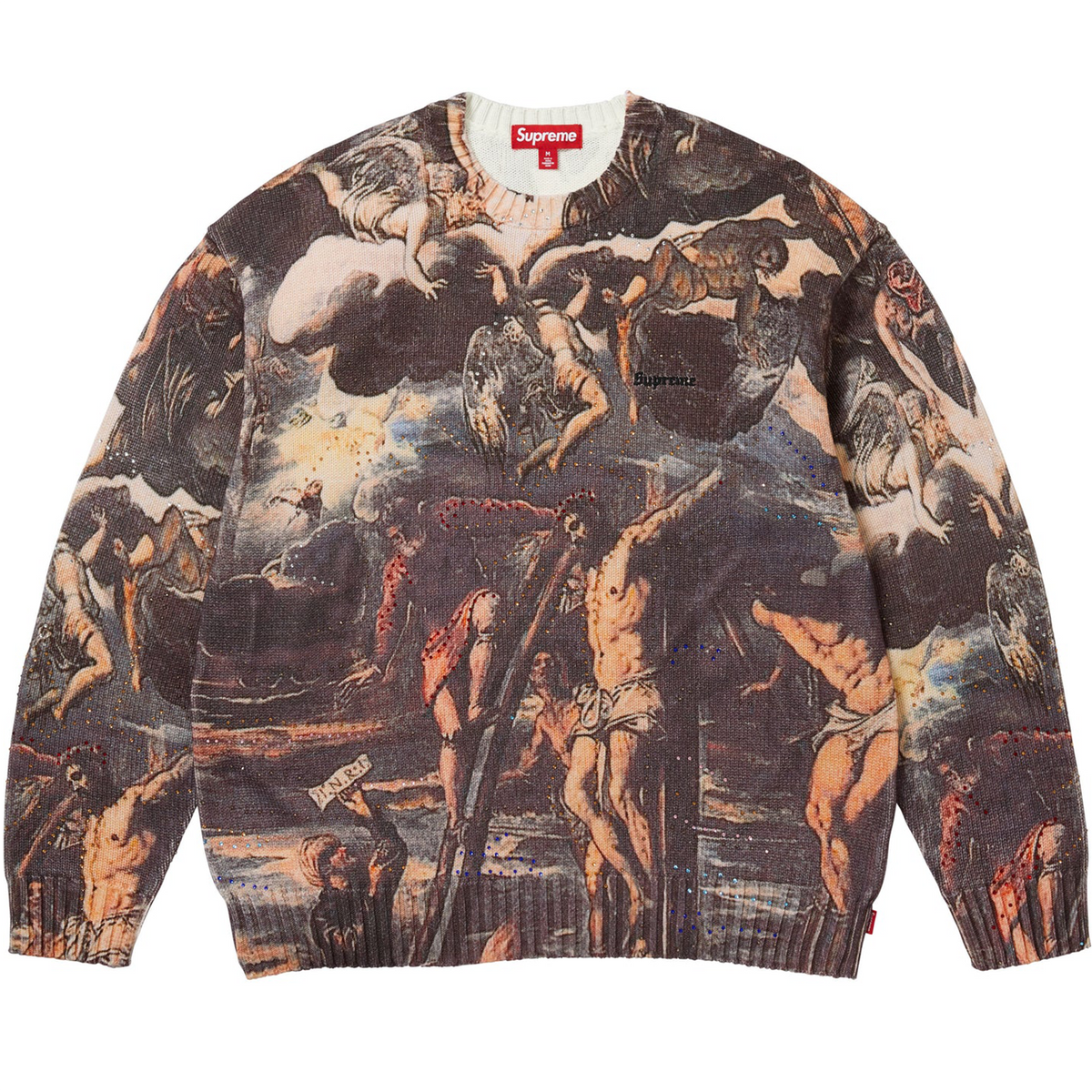 Supreme Crucifixion Sweater Multicolor