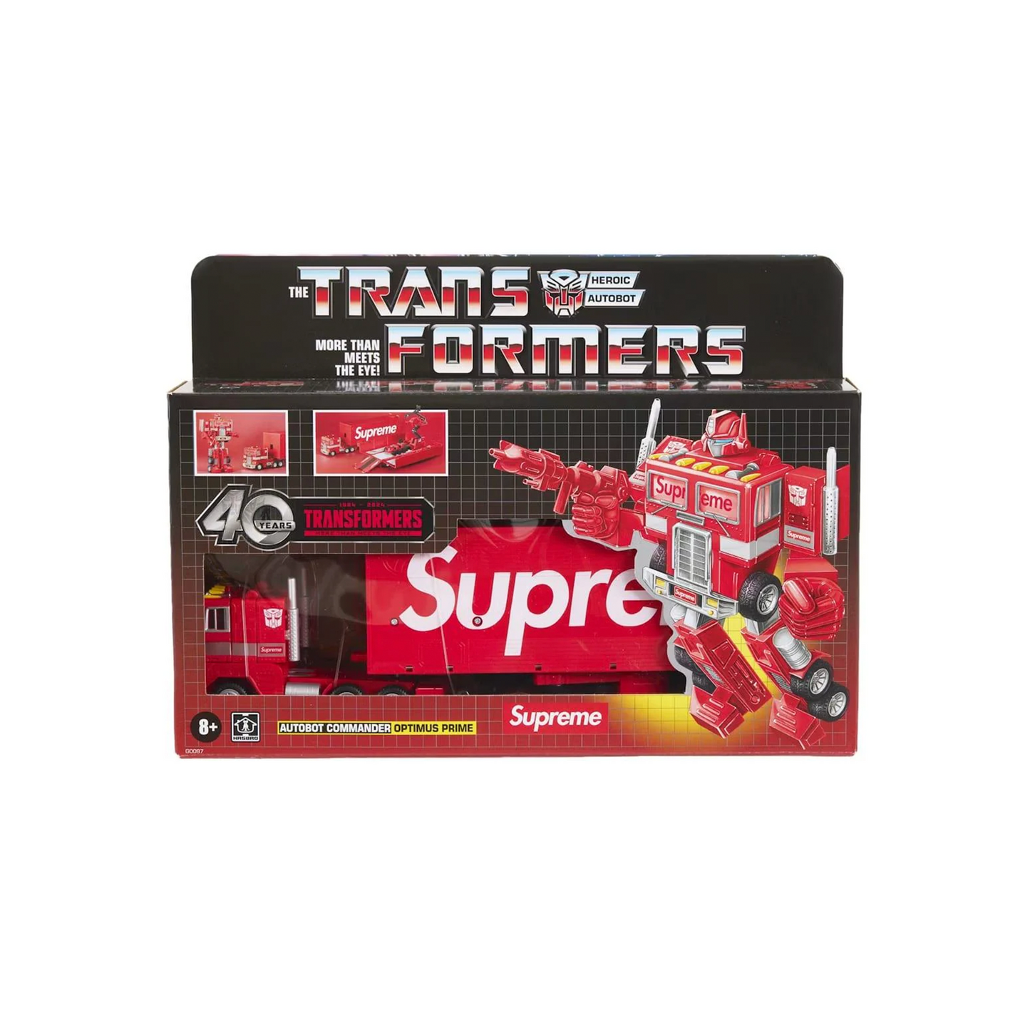 Supreme Transformers G1 Optimus Prime Figure Red
