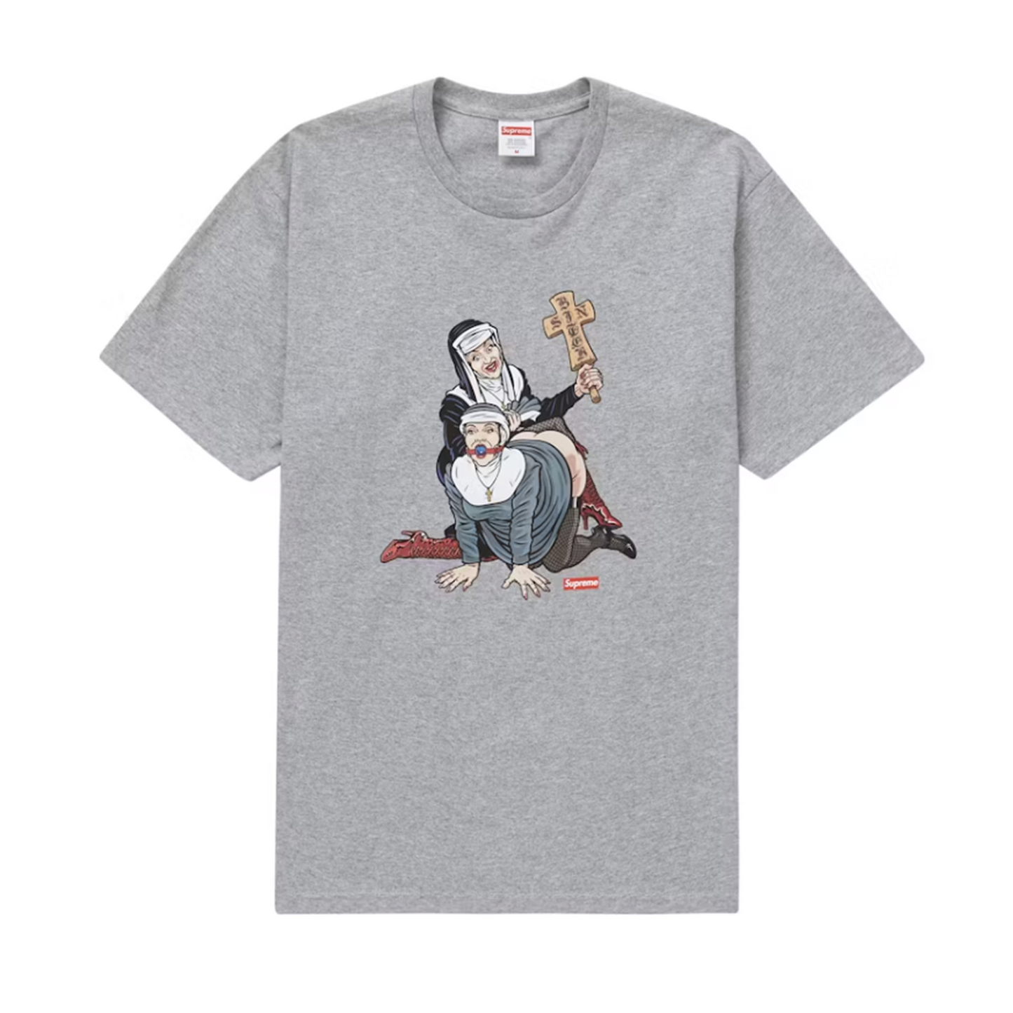 Supreme Nuns Tee Heather Grey