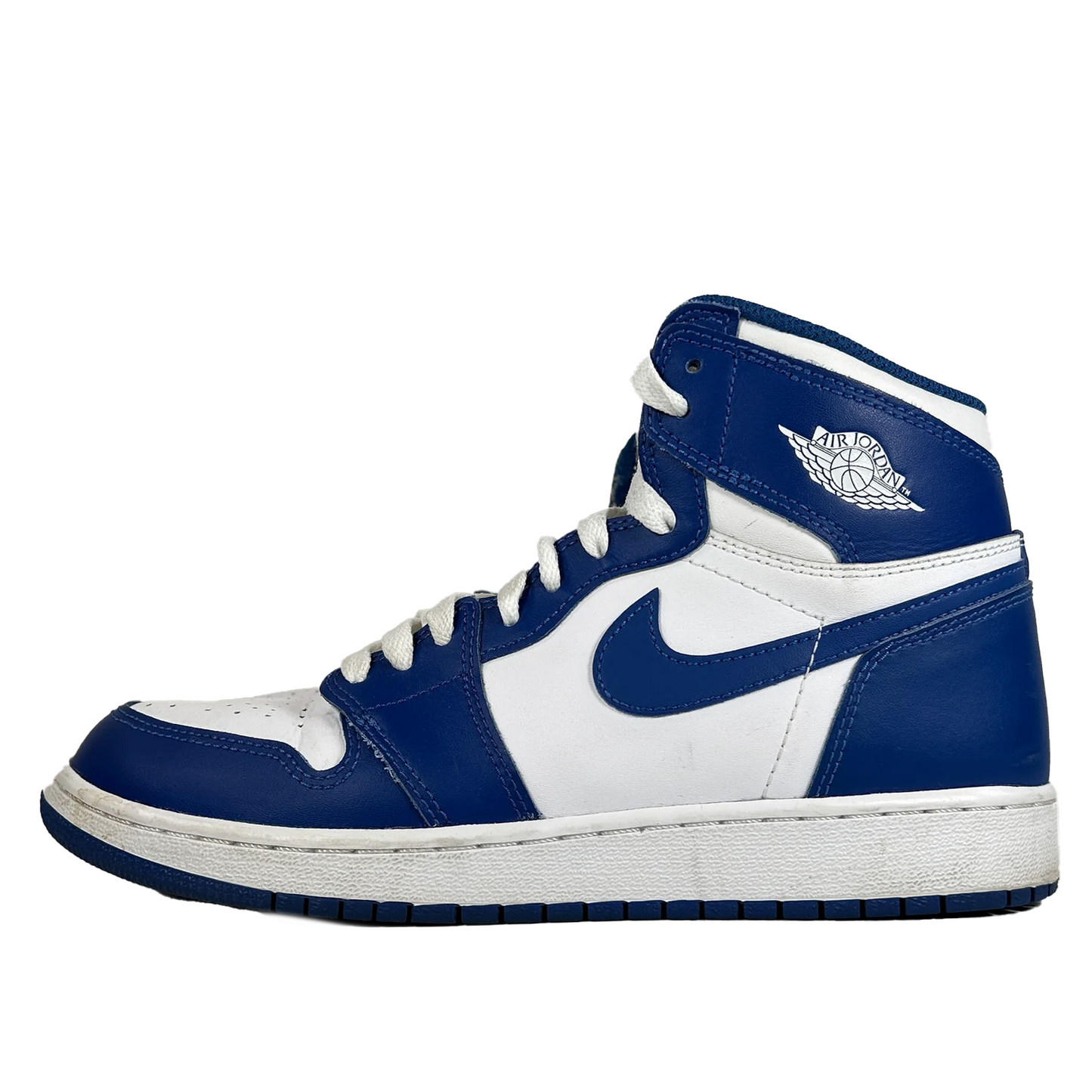 575441 127 Jordan 1 Retro Storm Blue (GS) [USED] - 7 Y (Used) (No Box)