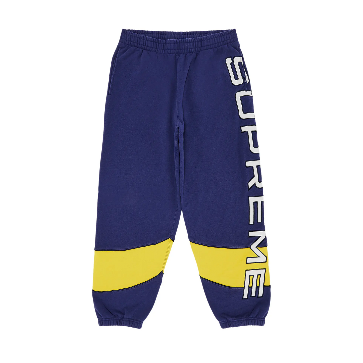 Supreme Paneled Sweatpant Washed Navy - M (Used)