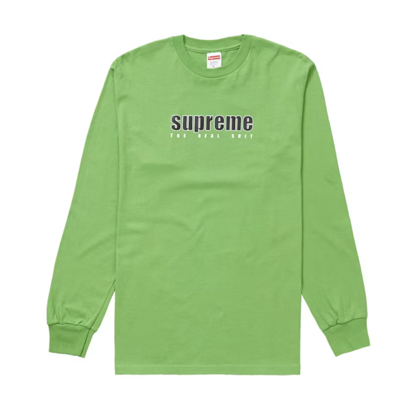 Supreme The Real Shit L/S Tee Green [USED] - XL (Used)