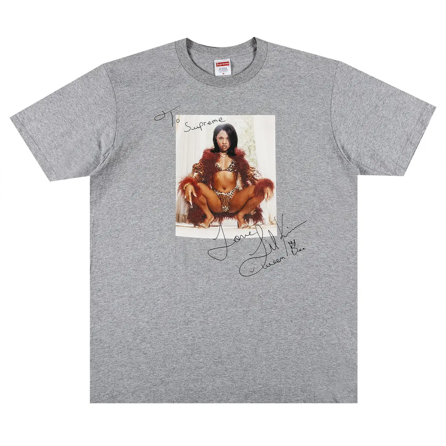 Supreme Lil Kim Tee Heather Grey