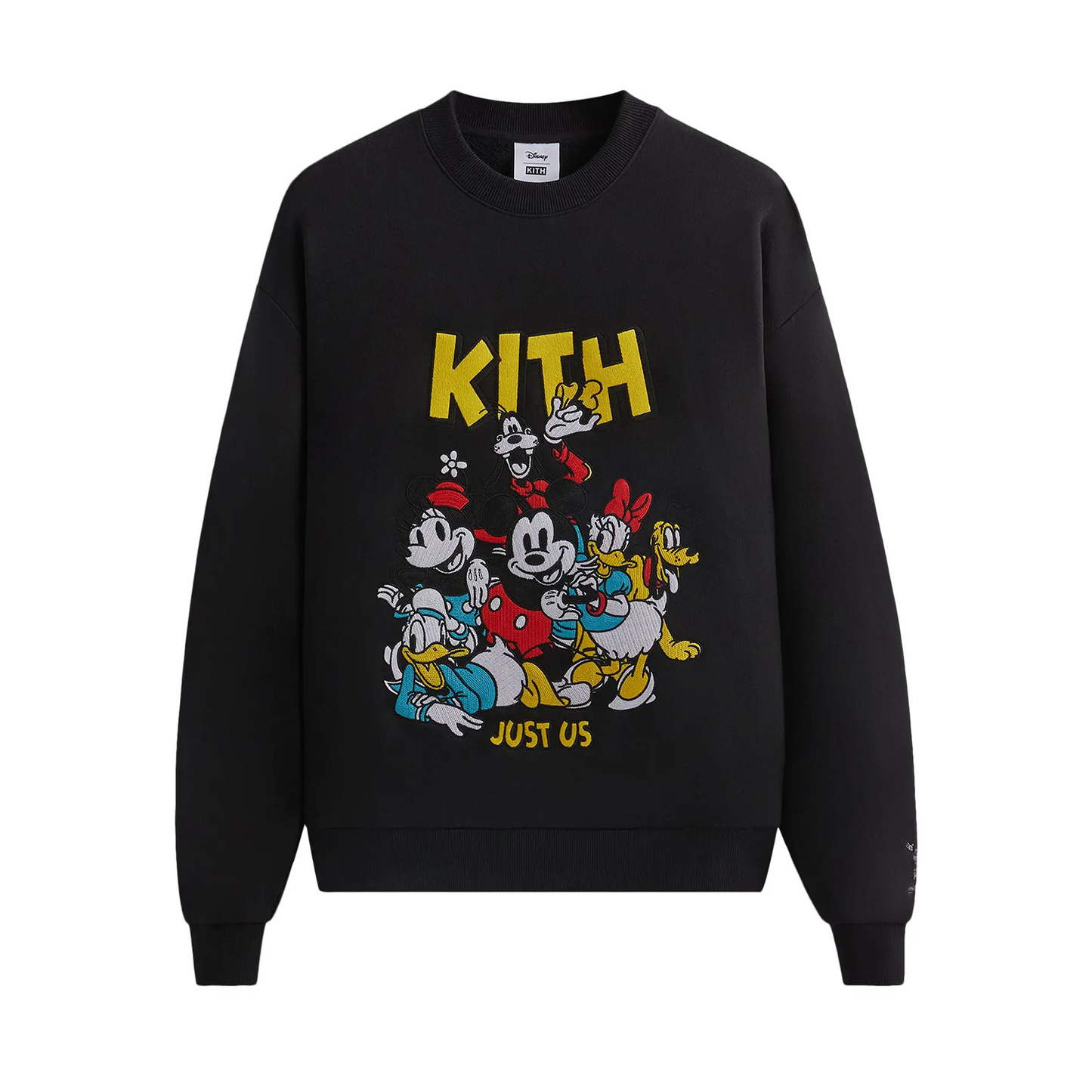 Kith x Disney Mickey & Friends Forever Vintage Crewneck Black [USED] - M (Used)