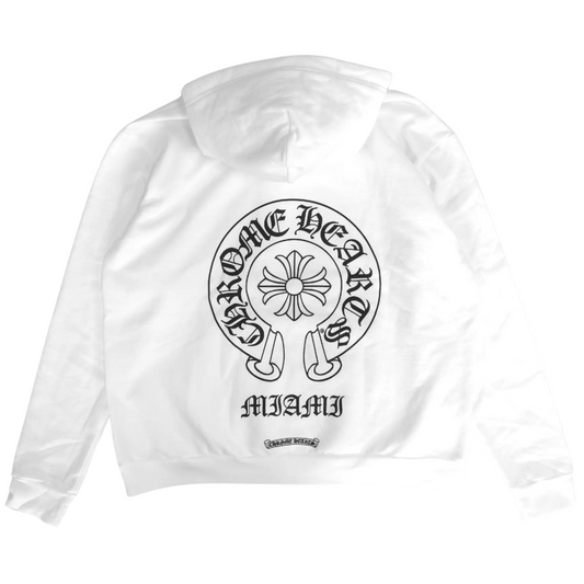 Chrome Hearts Miami Exclusive Hoodie White