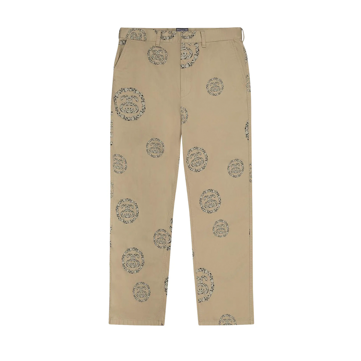 Denim Tears x Stussy Double S Wreath Chino Pant Khaki Brown