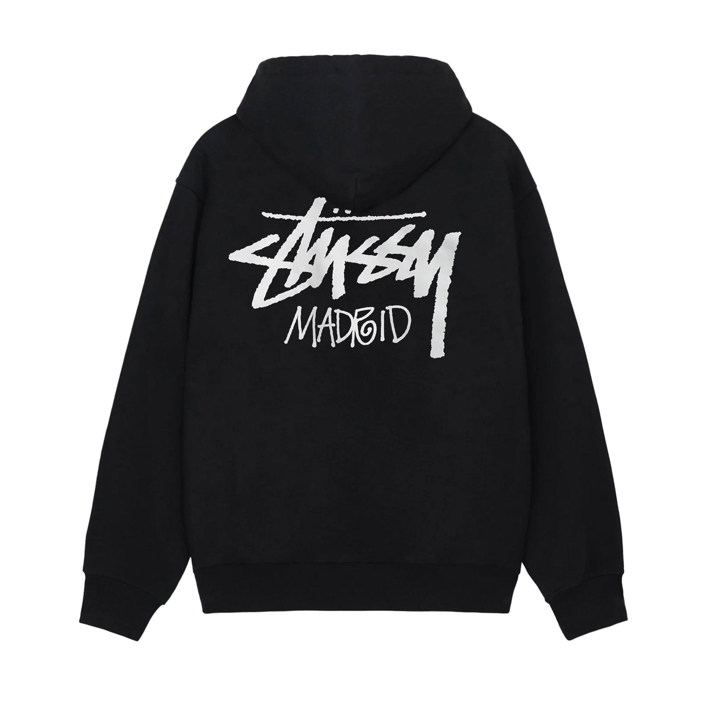 Stussy Stock Madrid Hoodie Black [USED] - M (Used)