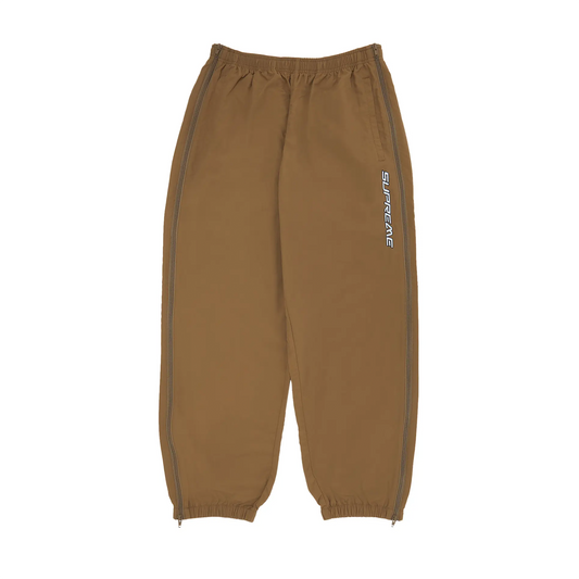 Supreme Full Zip Baggy Warm Up Pant Light Brown [USED] - S (Used)