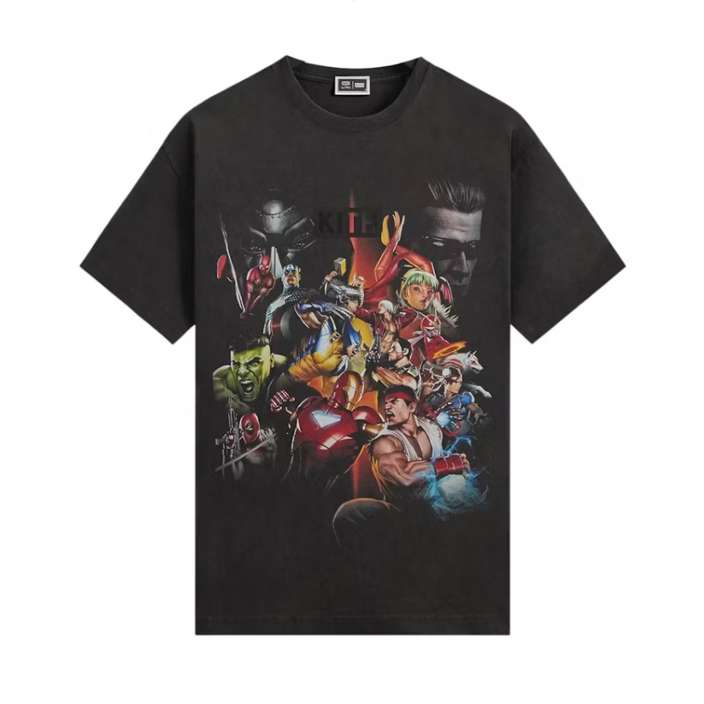 Kith x Marvel vs. Capcom Ultimate Vintage Tee Black