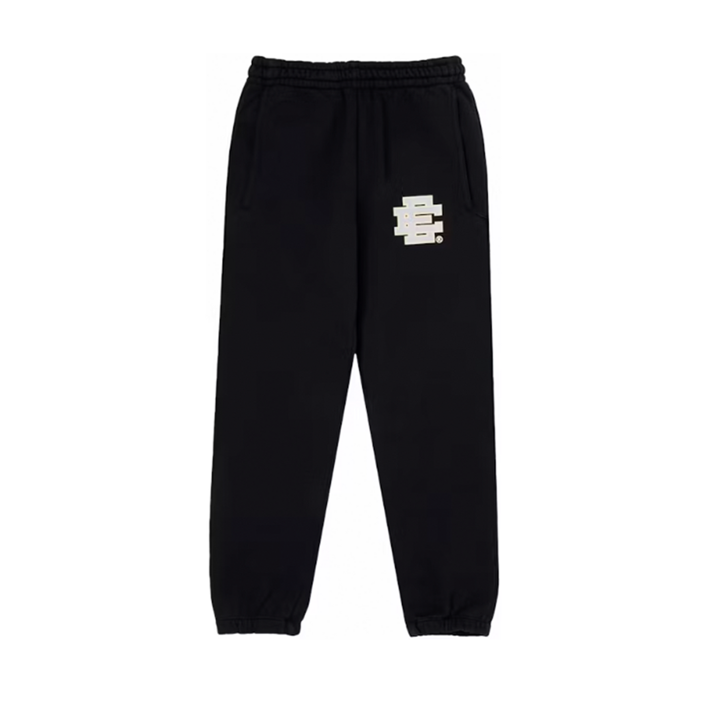 Eric Emanuel EE Basic Sweatpant Jet Black/Metallic Silver [USED] - S (Used)