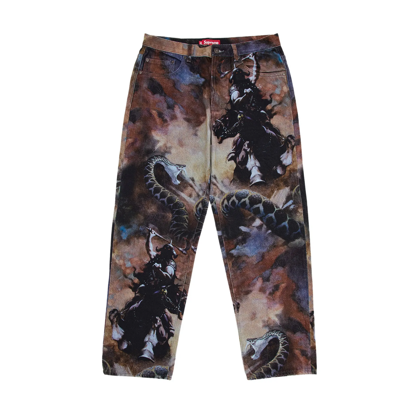 Supreme Frazetta Loose Fit Jean Multicolor [USED] - 32 (Used)