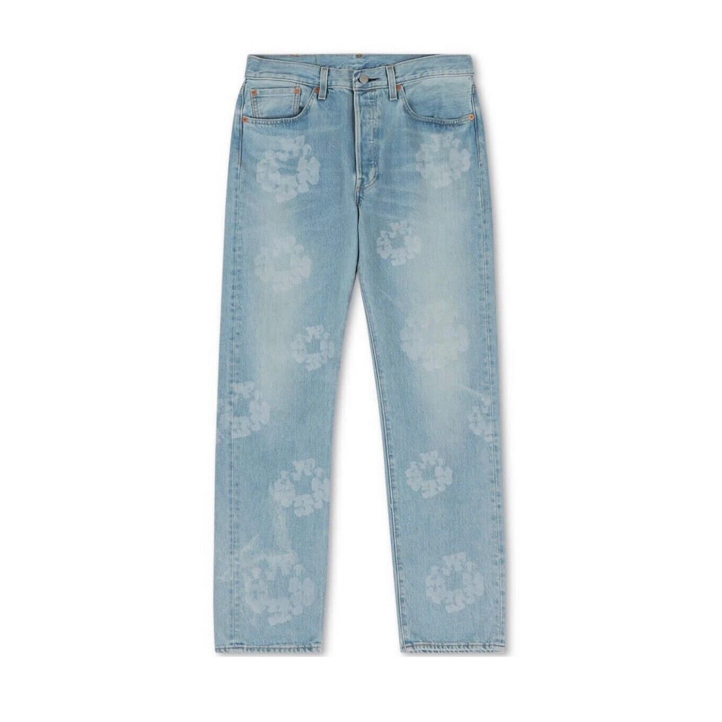 Denim Tears x Levi's 501 Cotton Mono Wreath Jean [USED] - 36 x 34 (Used)