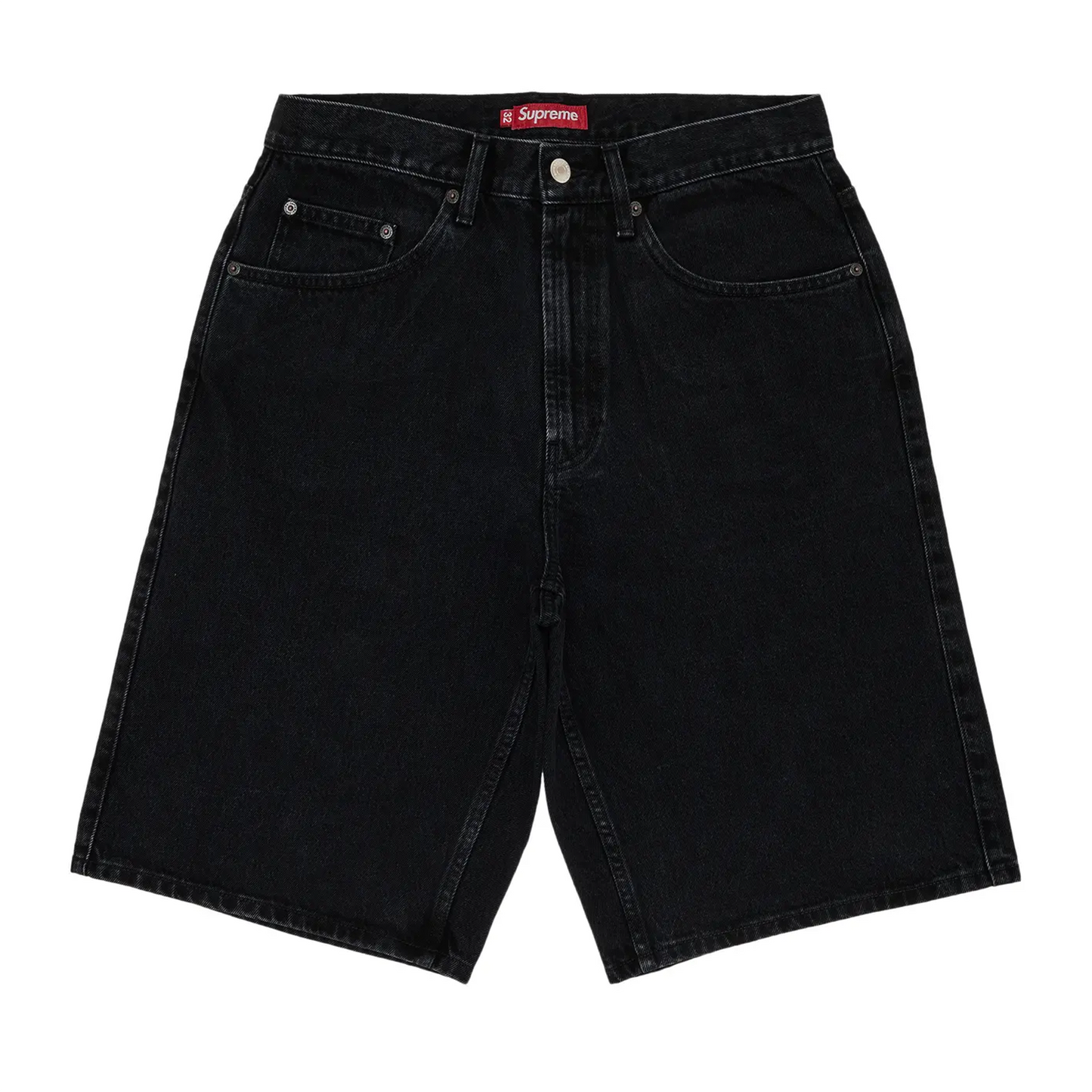 Supreme Baggy Denim Short (SS25) Black [USED] - 30 (Used)