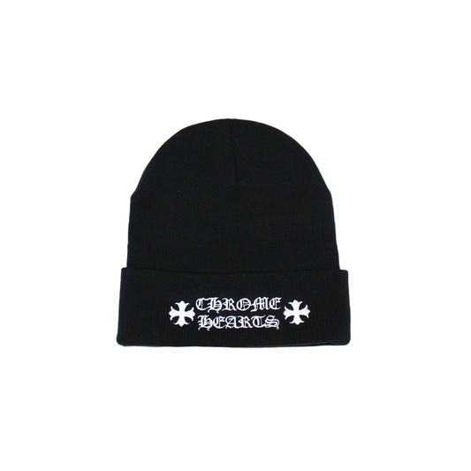Chrome Hearts Logo Beanie Black