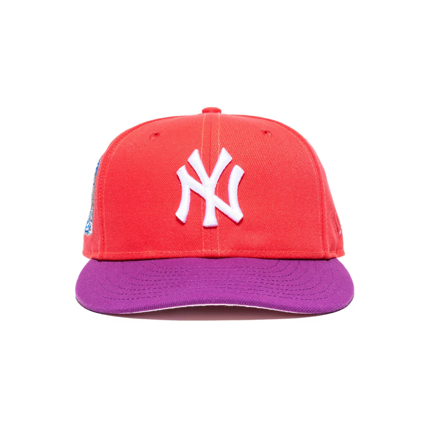 Jae Tips x Hat Club Yankee 5950 Subway Series On Field Fitted Hat Salmon/Purple