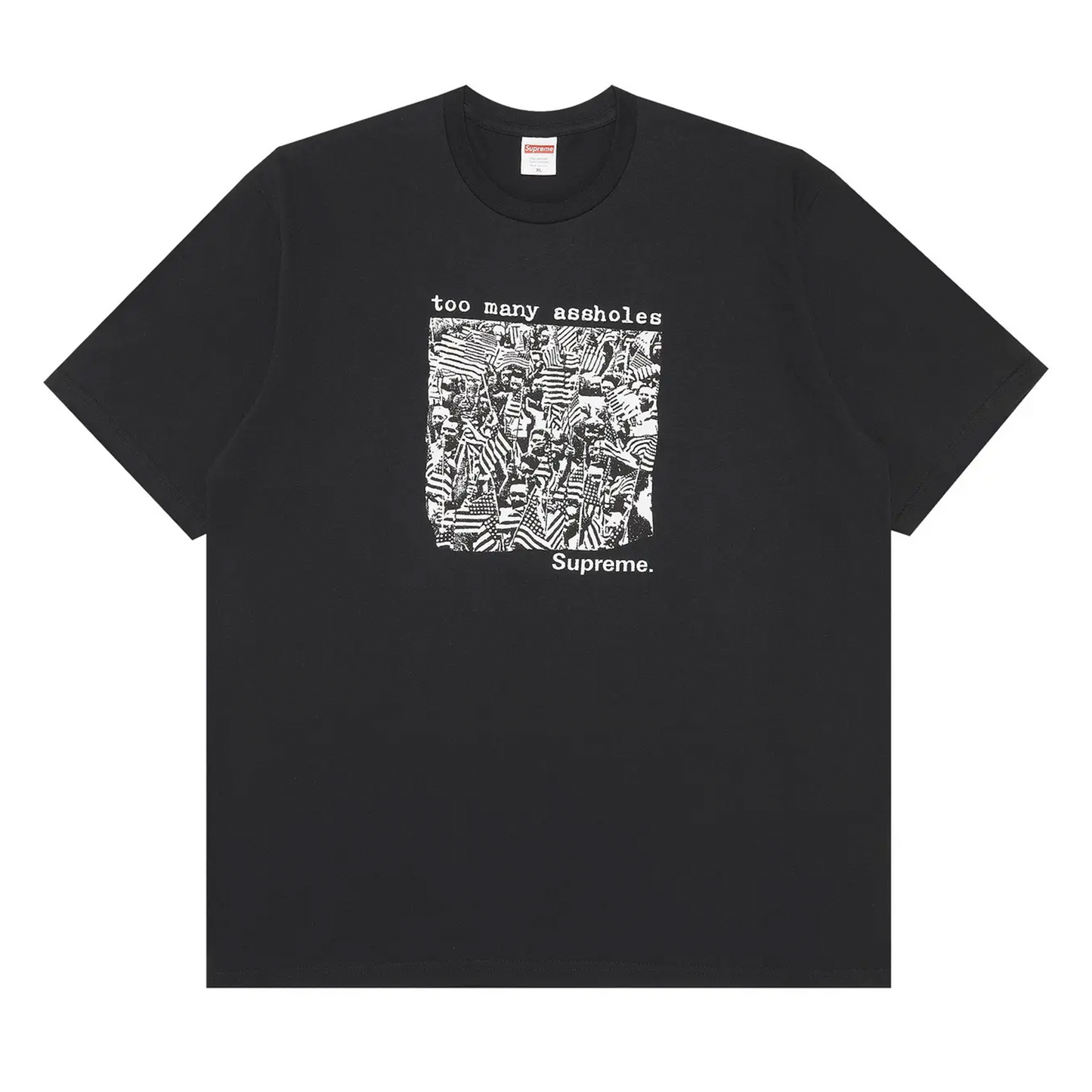 Supreme Too Many Assholes Tee Black
