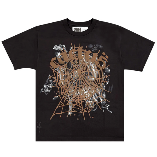 Sp5der x Travis Scott Cactus Jack Airbrush T-shirt