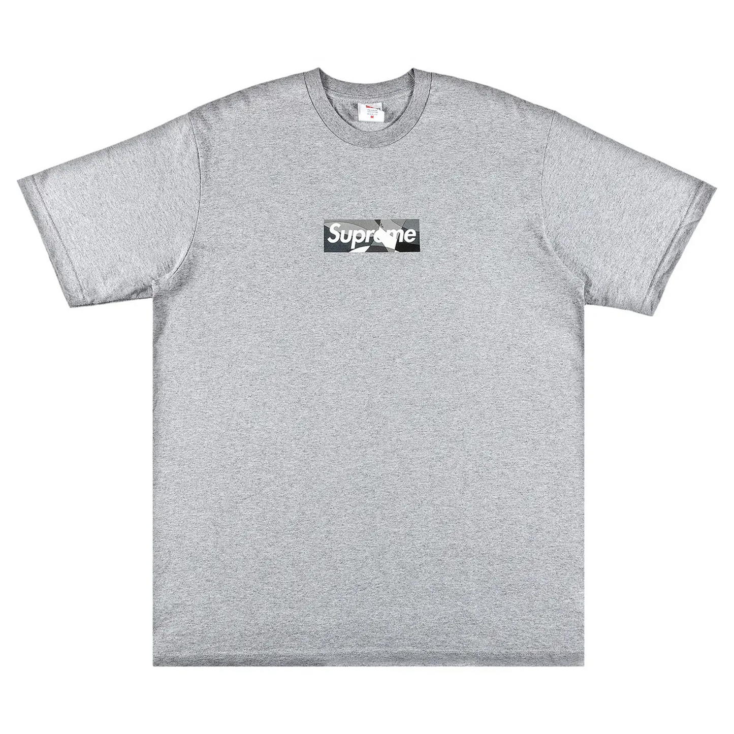 Supreme Emilio Pucci Box Logo Tee Heather Grey/Black [USED] - XL (Used)