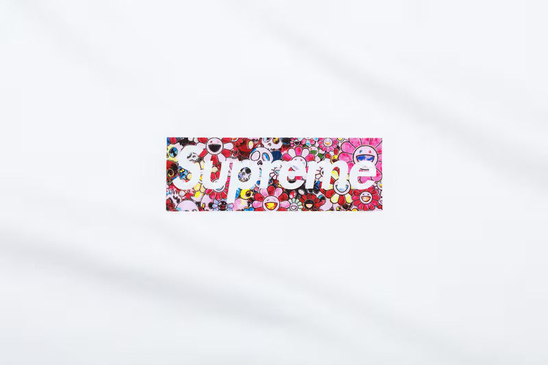 Supreme Takashi Murakami COVID-19 Relief Box Logo Tee White