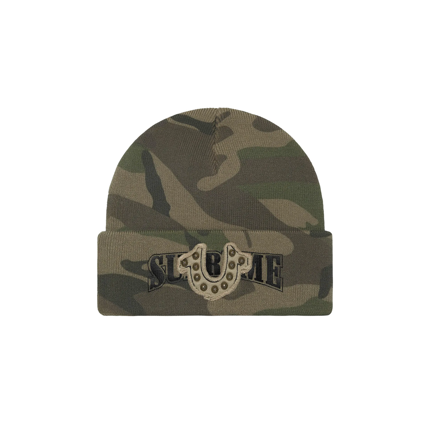 Supreme x True Religion Beanie 'Olive Camo'