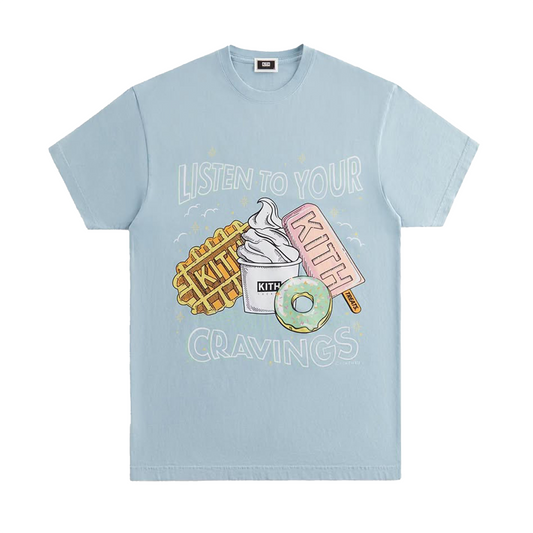 Kith Listen To Your Cravings Tee Blue [USED] - M (Used)