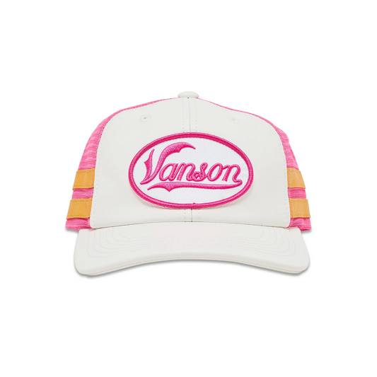 Supreme Vanson Leathers Mesh Back 6-Panel White