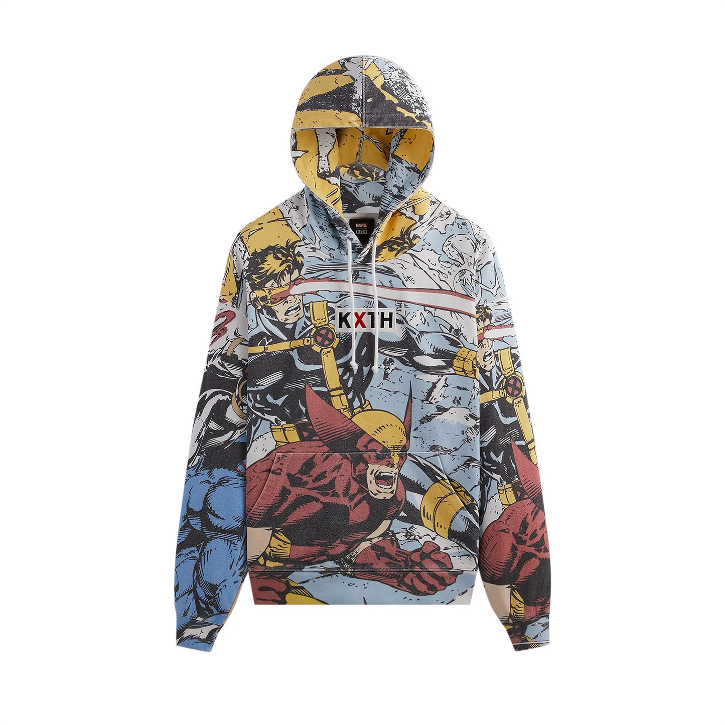 Kith x Marvel X-Men Battle Hoodie White PH [USED] - XL (Used)