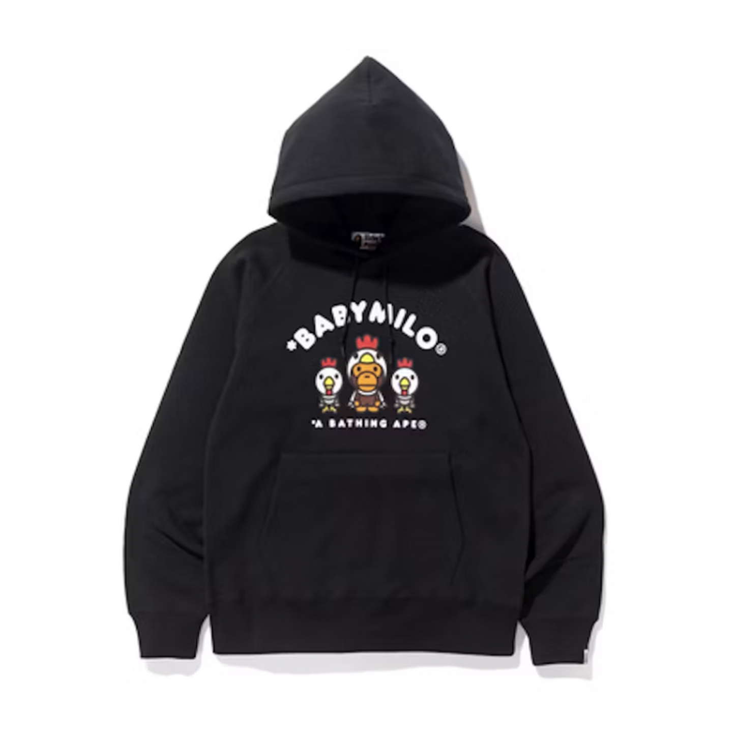 BAPE Year of Rooster Milo Pullover Hoodie Black