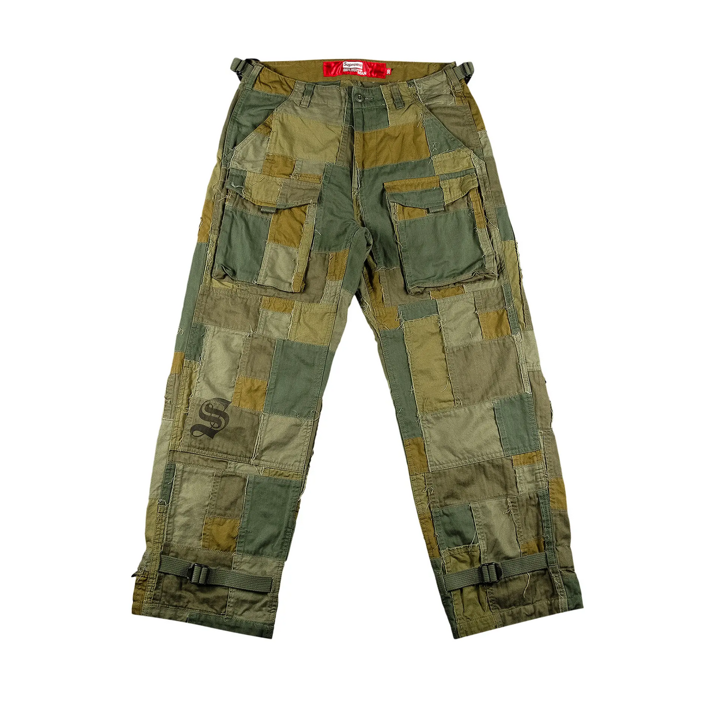 Supreme x Junya Watanabe x Comme des Garçons MAN Patchwork Cargo Pant 'Olive' [USED] - 36 (Used)