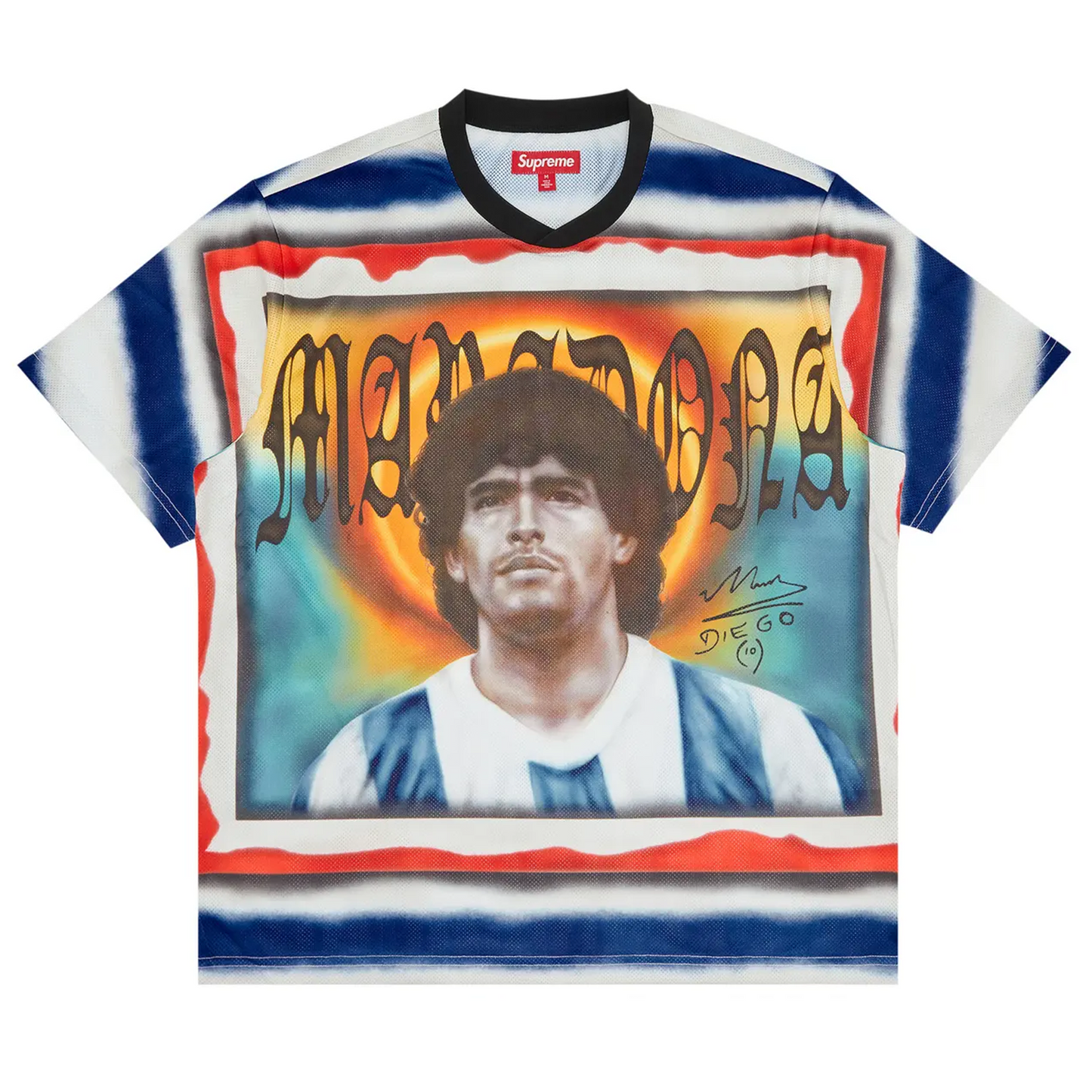 Supreme Maradona Soccer Jersey Multicolor [USED] - XL (Used)