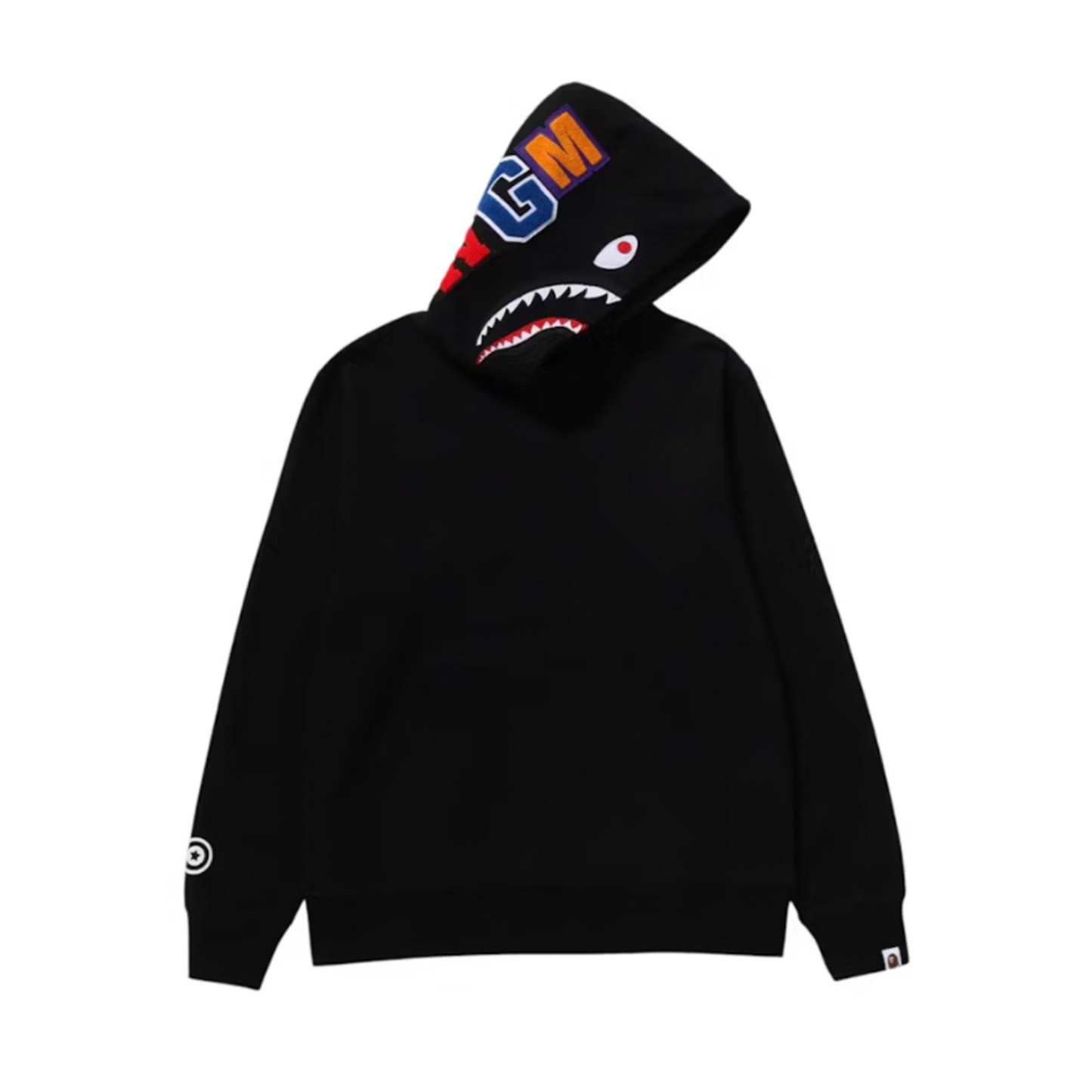 BAPE Shark Pullover Hoodie (FW25) Black [USED] - 3XL (Used)