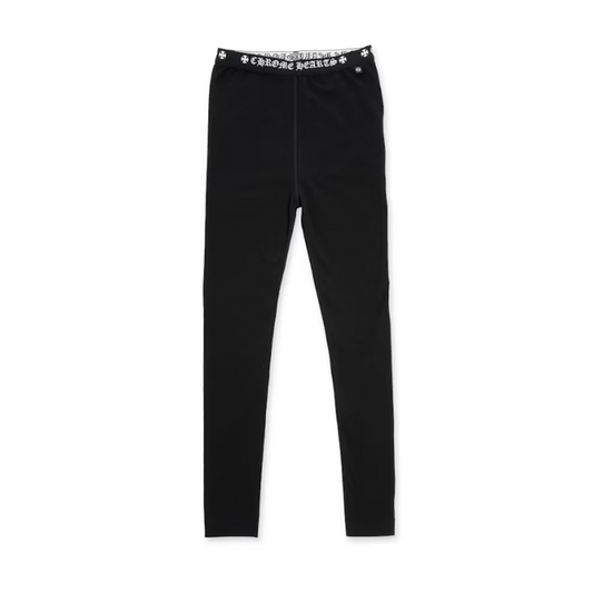 Chrome Hearts Logo Leggings Black