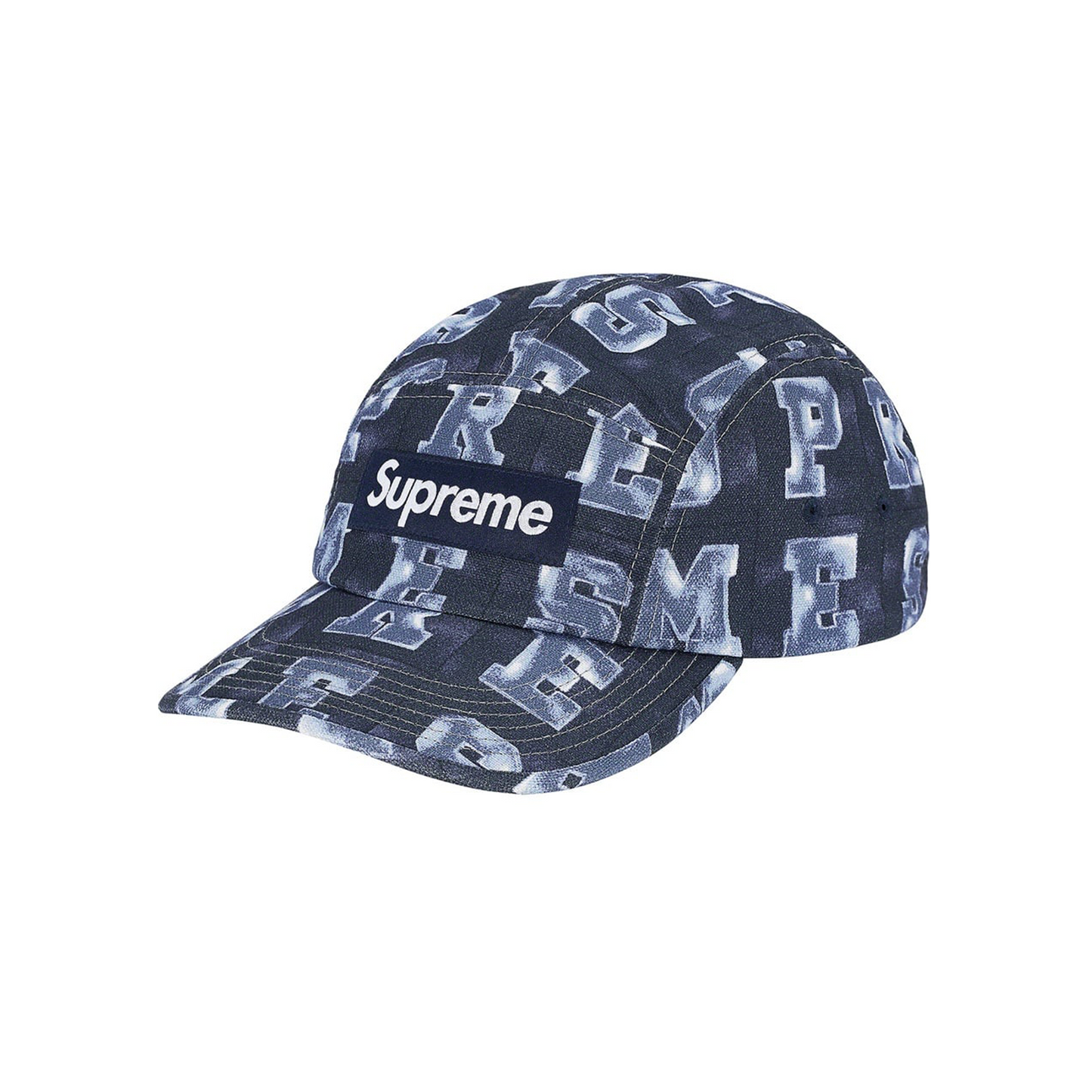 Supreme Blocks Camp Cap Navy
