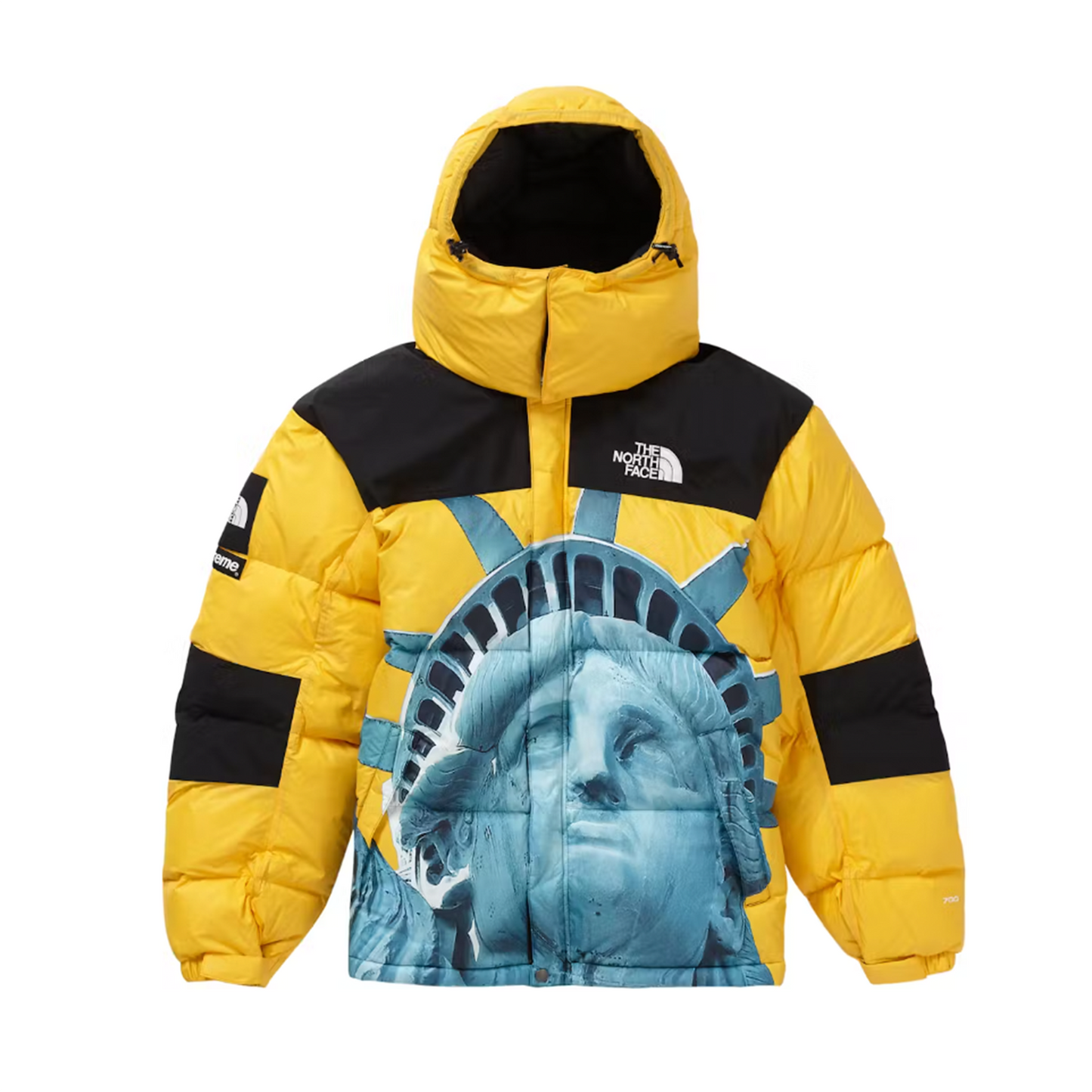 Supreme The North Face Statue of Liberty Baltoro Jacket Yellow [USED] - XL (Used)