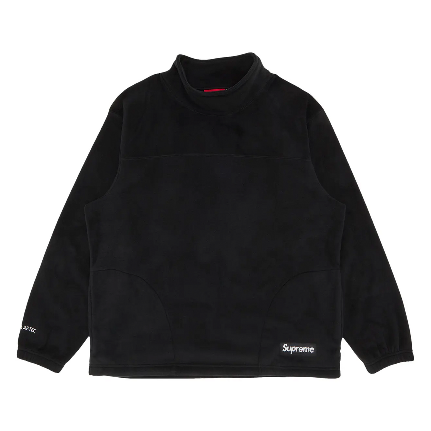 Supreme Polartec Mock Neck Pullover Black [USED] - M (Used)