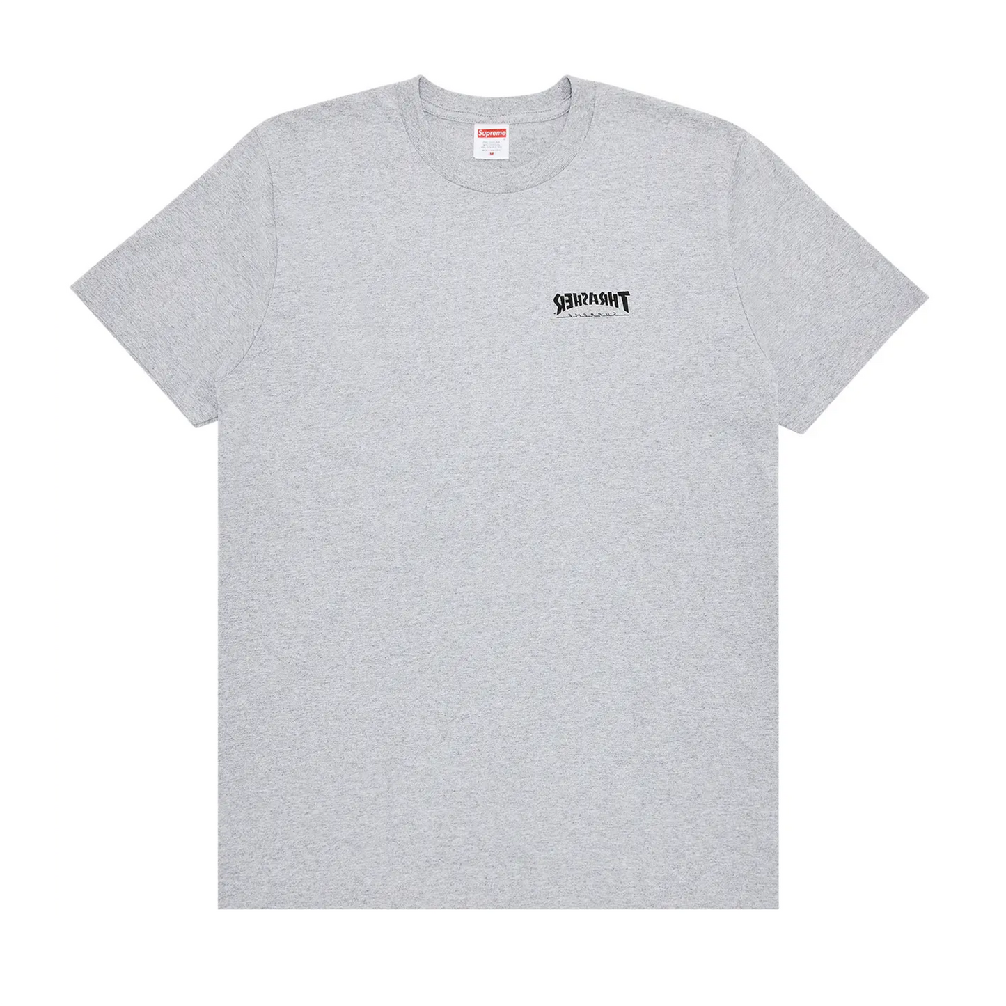 Supreme x Thrasher Cross Tee Heather Grey